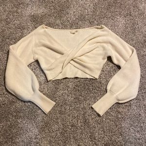 Endless blu cropped sweater